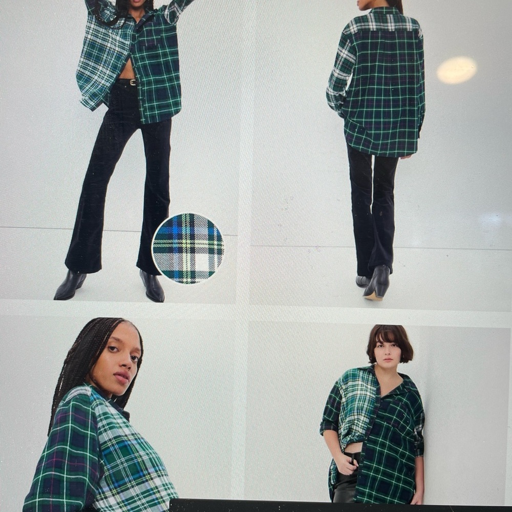 Gap Flannel Shirt size Tall Large